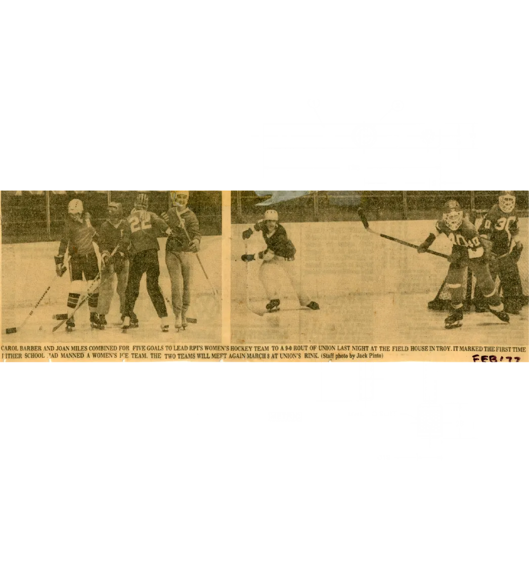 First Women's Ice Hockey Game